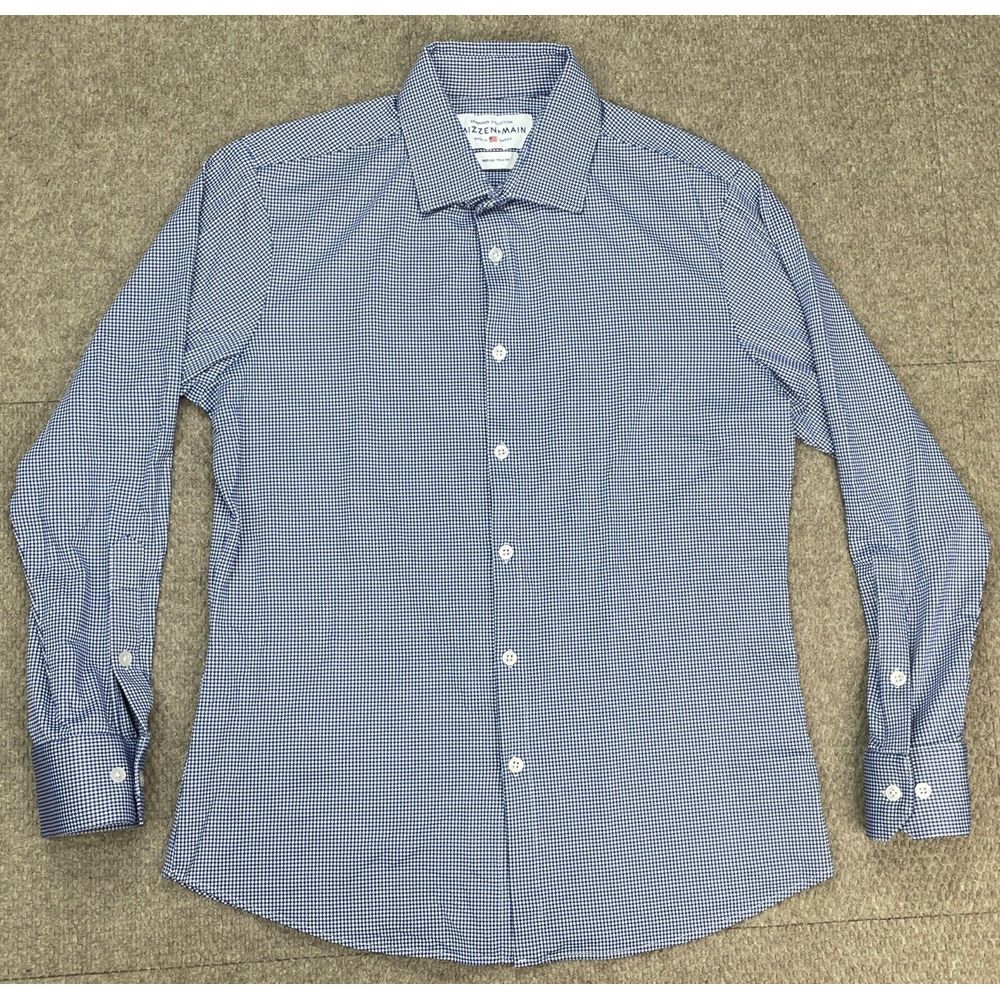 Mizzen+Main Spinnaker Collection Men's Long Sleeve Dress Shirt Trim Fit‎ Size M